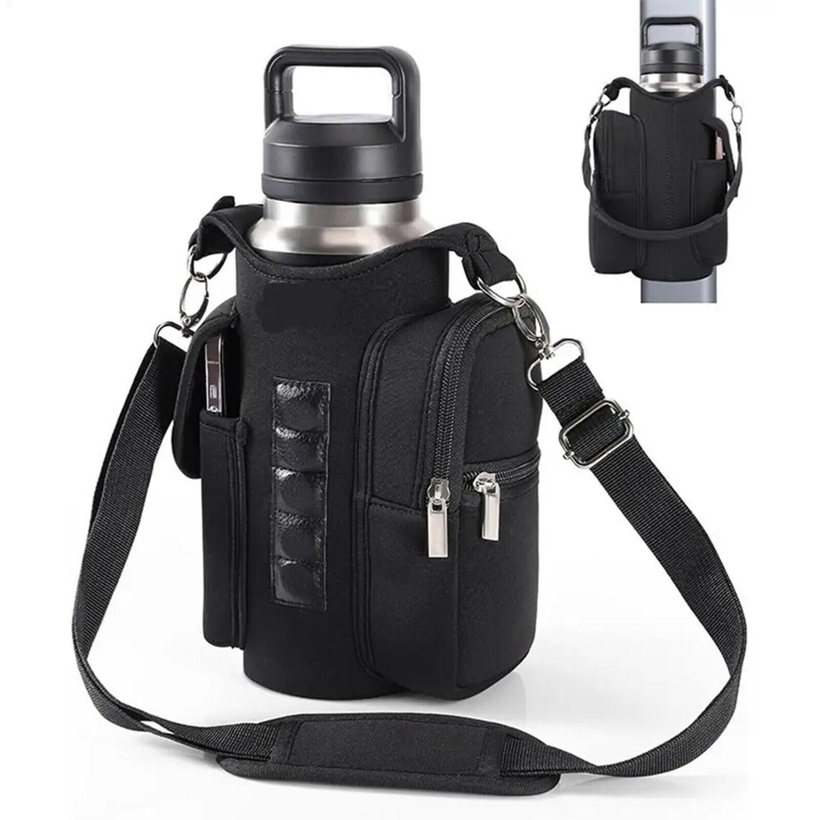 Gym Magnetic Bag Water Bottle Holder Gym Magnetic Sling Bag for Men & Women